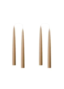 Kruunukynttilä lyhyt 20cm nougat