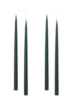 Kruunukynttilä pitkä 35cm, forest green