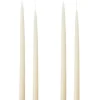 Kruunukynttilä pitkä 35cm, luonnonvalkoinen