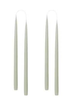 Kruunukynttilä pitkä 35cm, vaaleanvihreä