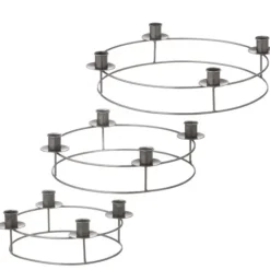 Kynttilänjalka Kamma L, grey