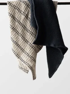 Nella vohvelipyyhe 50x70, blue stripe