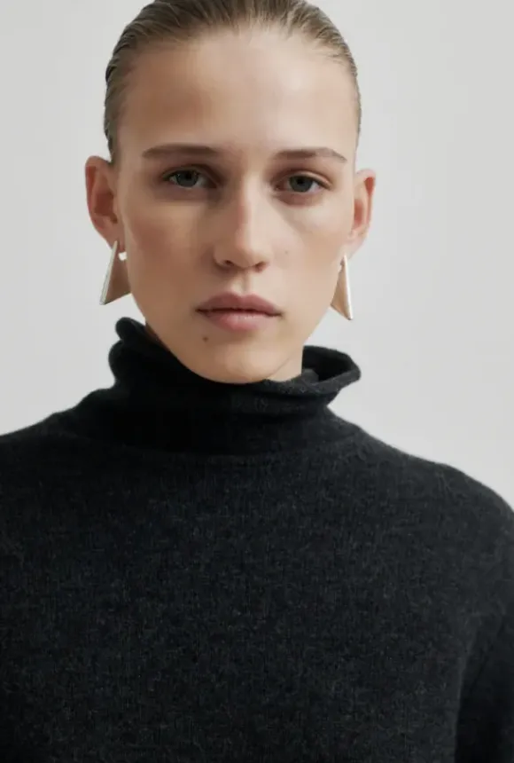 Neva pooloneule, dark grey melange