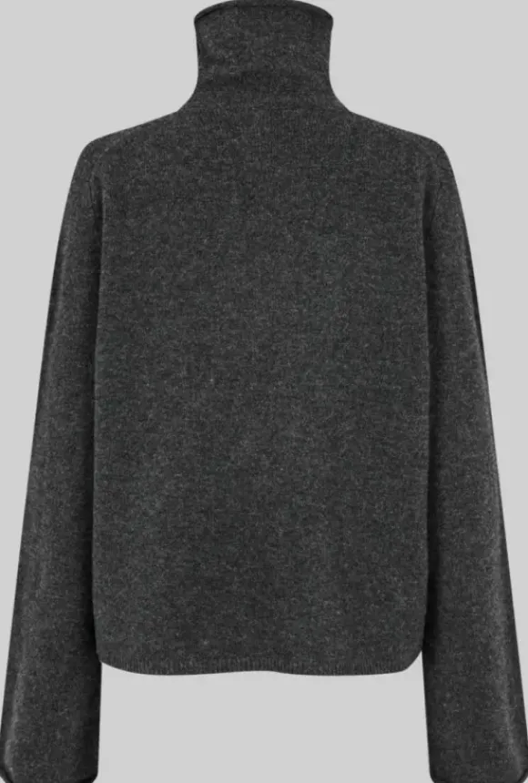 Neva pooloneule, dark grey melange