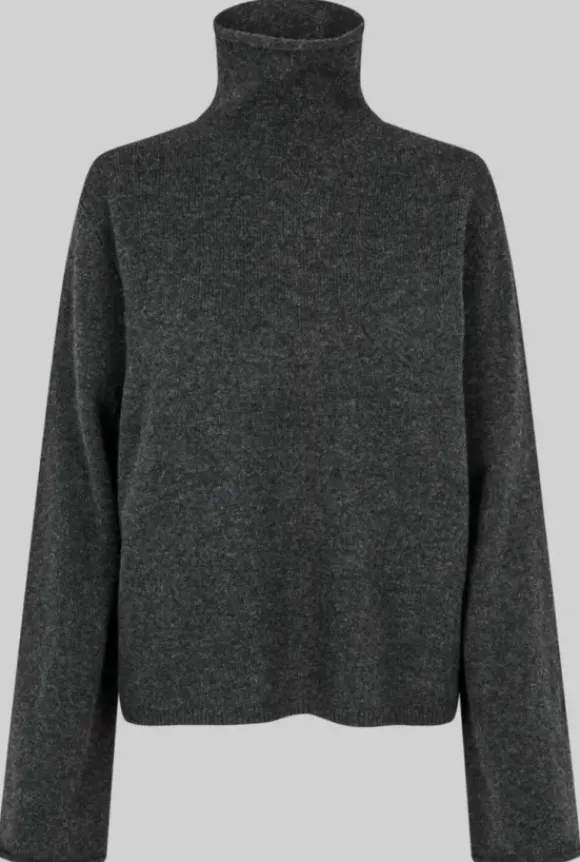 Neva pooloneule, dark grey melange