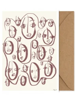 Paper Collective - Random Faces kortti/A5 taulu