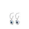 Pernille Corydon - Autumn Sky Earrings 22mm, hopea