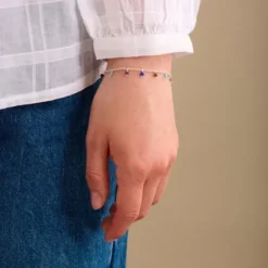 Pernille Corydon - Blue Hour rannekoru, hopea