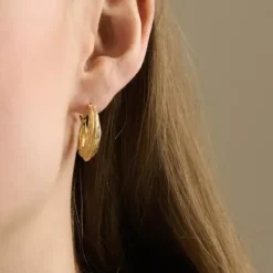 Pernille Corydon - Coastline korvakorut, kulta