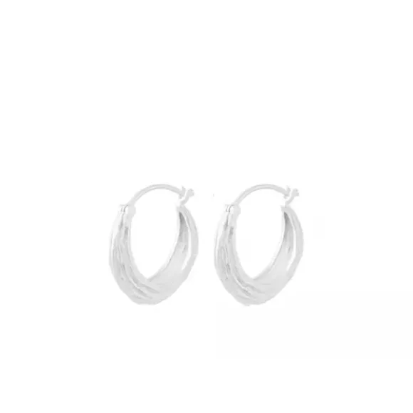 Pernille Corydon - Coastline korvakorut, hopea