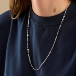 Pernille Corydon - Eden kaulakoru 65cm, hopea