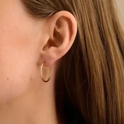 Pernille Corydon - Globe Creoles korvakorut, kulta