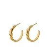 Pernille Corydon - Hana Earrings 22mm, kulta