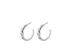 Pernille Corydon - Hana Earrings 22mm, hopea