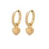 Pernille Corydon - Heart Huggies korvakorut, kulta