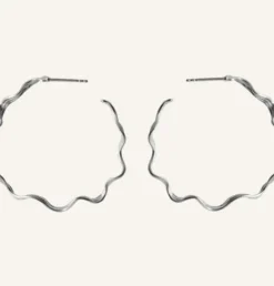 Pernille Corydon - Large Hellir Hoops, hopea