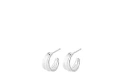 Pernille Corydon - Mini Ocean Shine korvakorut, hopea