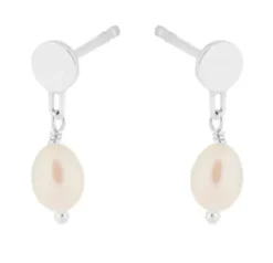 Pernille Corydon - Ocean Dream mini korvakorut, hopea