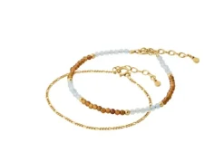 Pernille Corydon - Ocean Flow rannekorusetti, kulta