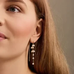 Pernille Corydon - Ocean Treasure korvakorut, kulta