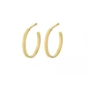 Pernille Corydon - Sea Reflection hoops, kulta
