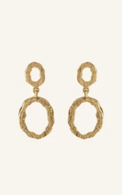 Pernille Corydon - Shadow Storm korvakorut, kulta