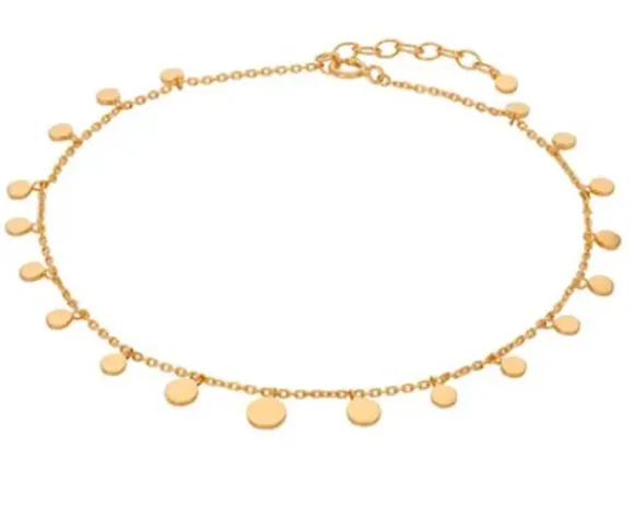 Pernille Corydon - Sheen nilkkakoru, kulta