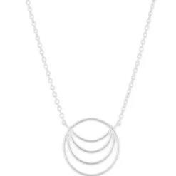 Pernille Corydon - Silhouette kaulakoru, hopea