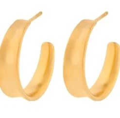 Pernille Corydon - Small Saga korvakorut, kulta