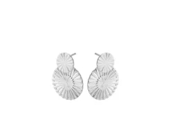 Pernille Corydon - Starlight Earrings 30mm, hopea