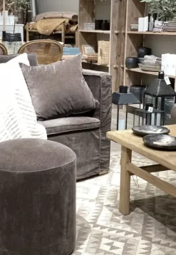 Pouf rahi 45x46, mocca