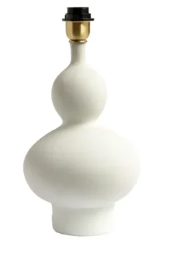 Pöytävalaisin curve, valkoinen