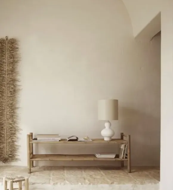 Pöytävalaisin curve, valkoinen