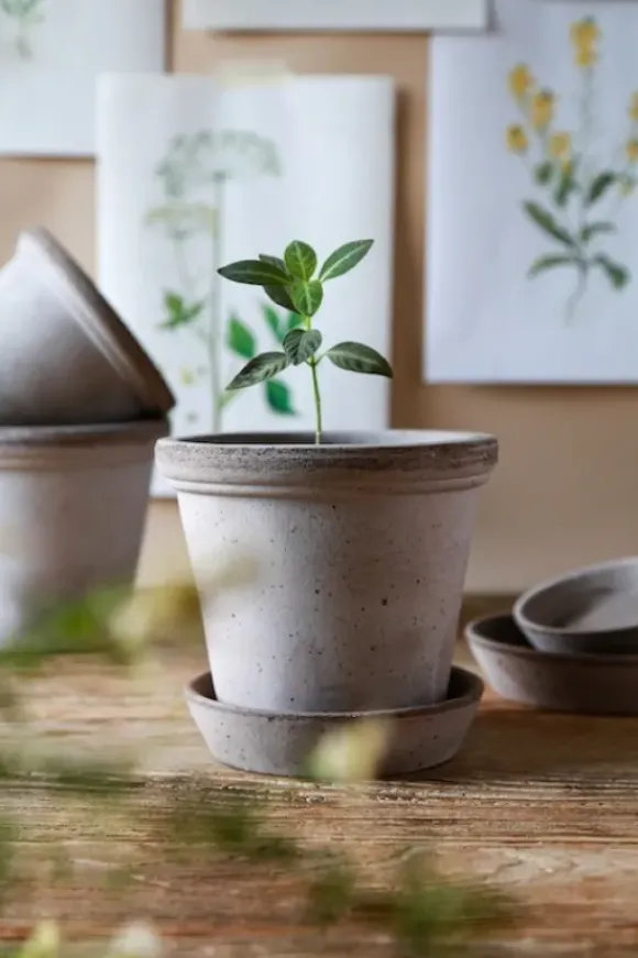 Ruukku Flora RAW Grey, Ø 30 cm