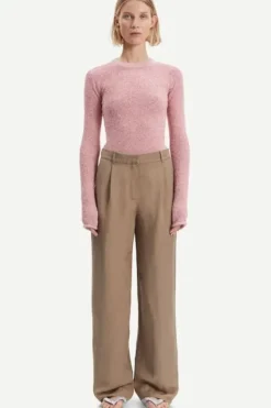 Samsoe&Samsoe - Agneta housut, dark elmwood