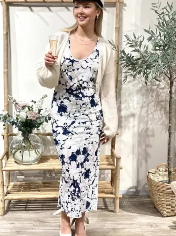 Samsoe&Samsoe - Alina mekko, Flora blue