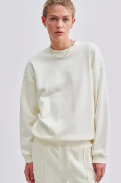 Second Female - Abadell collegepaita, off white