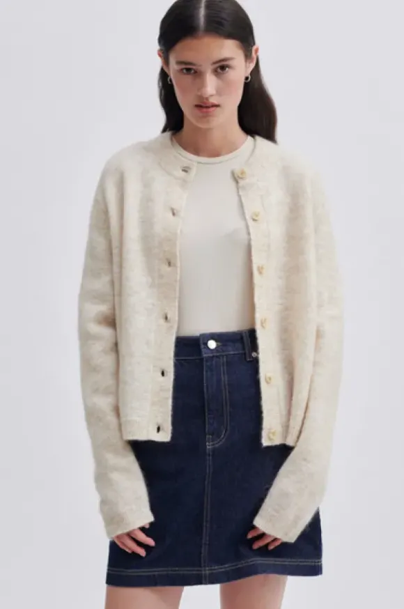 Second Female - Brook lyhyt neuletakki, brazilian sand