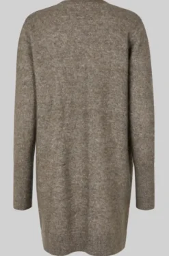 Second Female - Brook pitkä neuletakki, chocolate chip