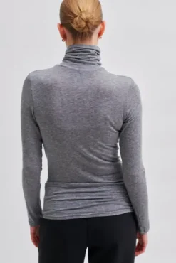 Second Female - Matima poolopaita, grey melange