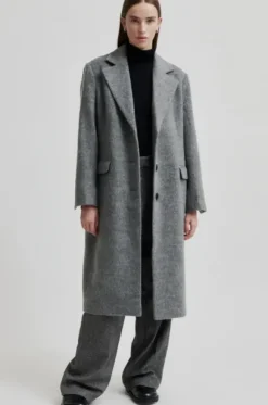 Sera villakangastakki, grey melange