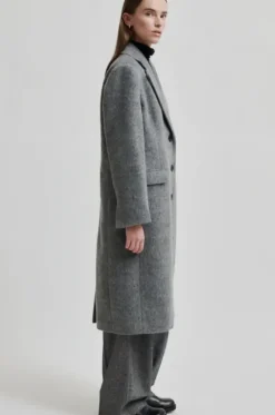 Sera villakangastakki, grey melange