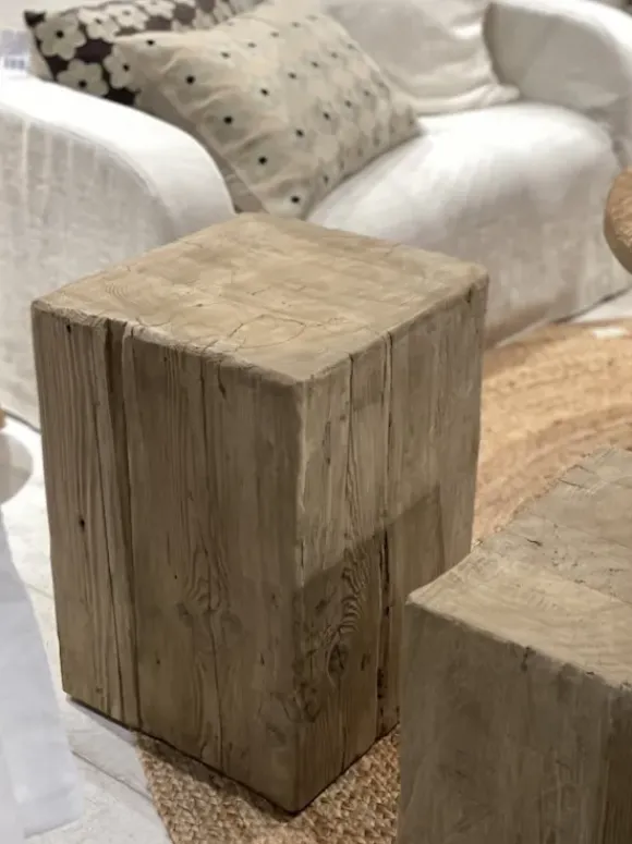 Snowdrops Copenhagen - kuutio puujakkara/pöytä 50, natural