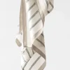 Tell Me More - Keittiöpyyhe Maya pellavaa, navy stripe