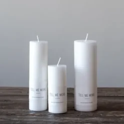 Tell Me More - steariinikynttilä L