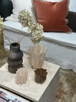 Tess vaasi 19cm, off white