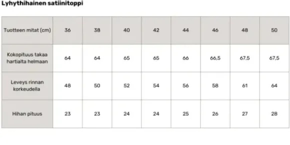 Tessa lyhythihainen satiinipaita, dark chocolate