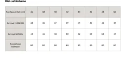 Tianna midi satiinihame, black