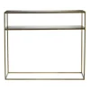 Tine K Home - metallinen konsolipöytä 35x100, honeygold