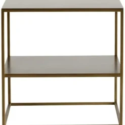 Tine K Home - metallinen sivupöytä 50x50, honeygold